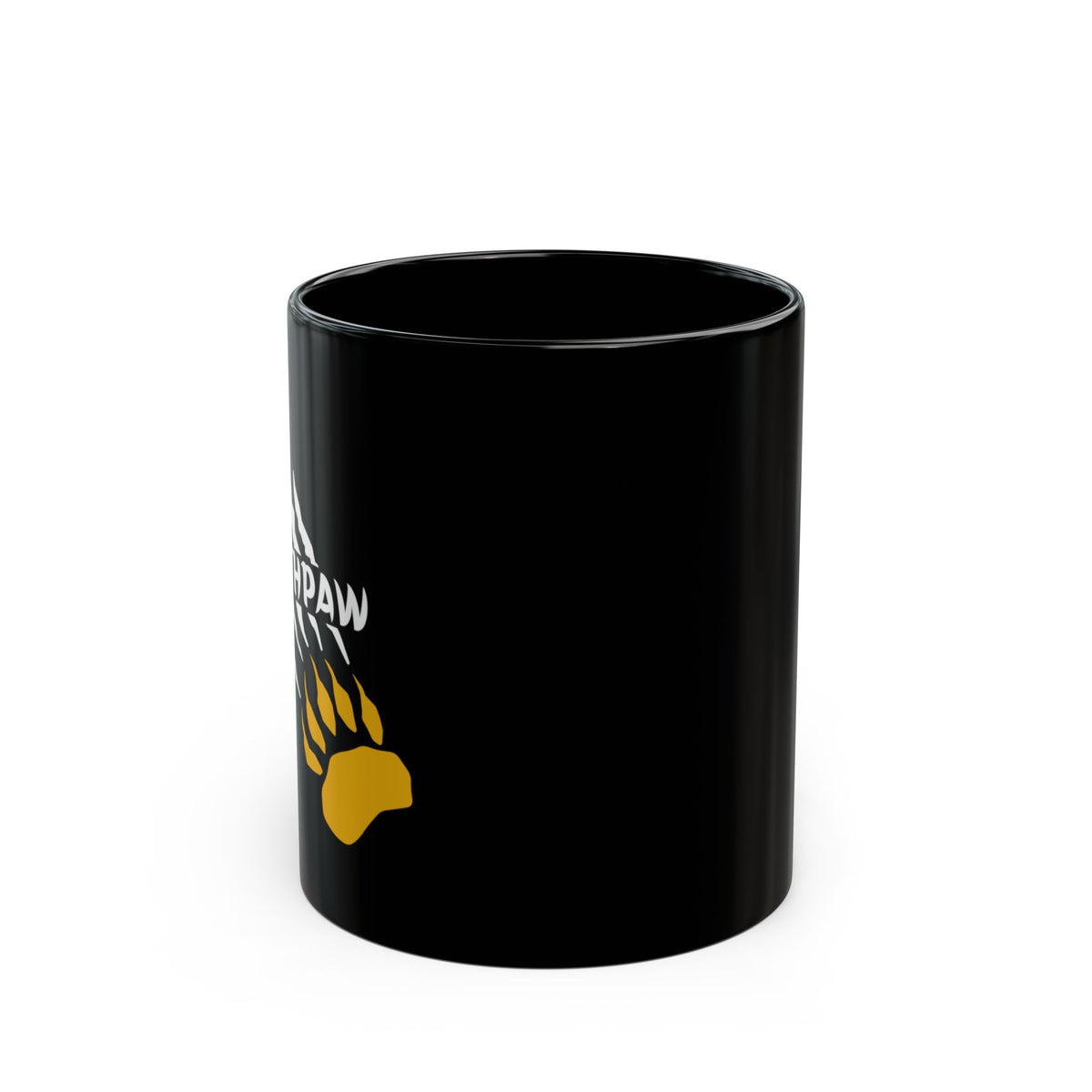 Southpaw Claw Marks - Left-Handed Mug (11oz, Black)