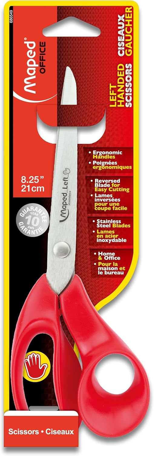 Left-Handed 8.25 Inch Scissors