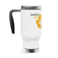 Creative Lefty Artist 14oz Stainless Travel Mug with Handle