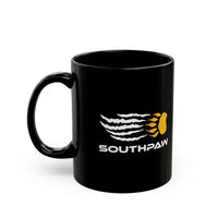 SouthPaw Claw Print - Left-Handed Mug (11oz, Black)