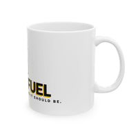 Lefty Fuel 11oz Coffee Mug - Handle on the Left Joke