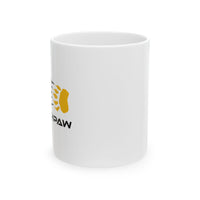 SouthPaw Claw Print - Left-Handed Mug (11oz, White)