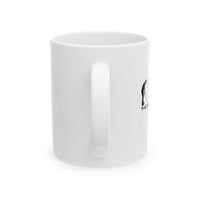 The Backward Minority Golf - Left-Handed Mug (11oz, White)