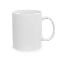 The Backward Minority Golf - Left-Handed Mug (11oz, White)