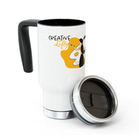 Creative Lefty Artist 14oz Stainless Travel Mug with Handle