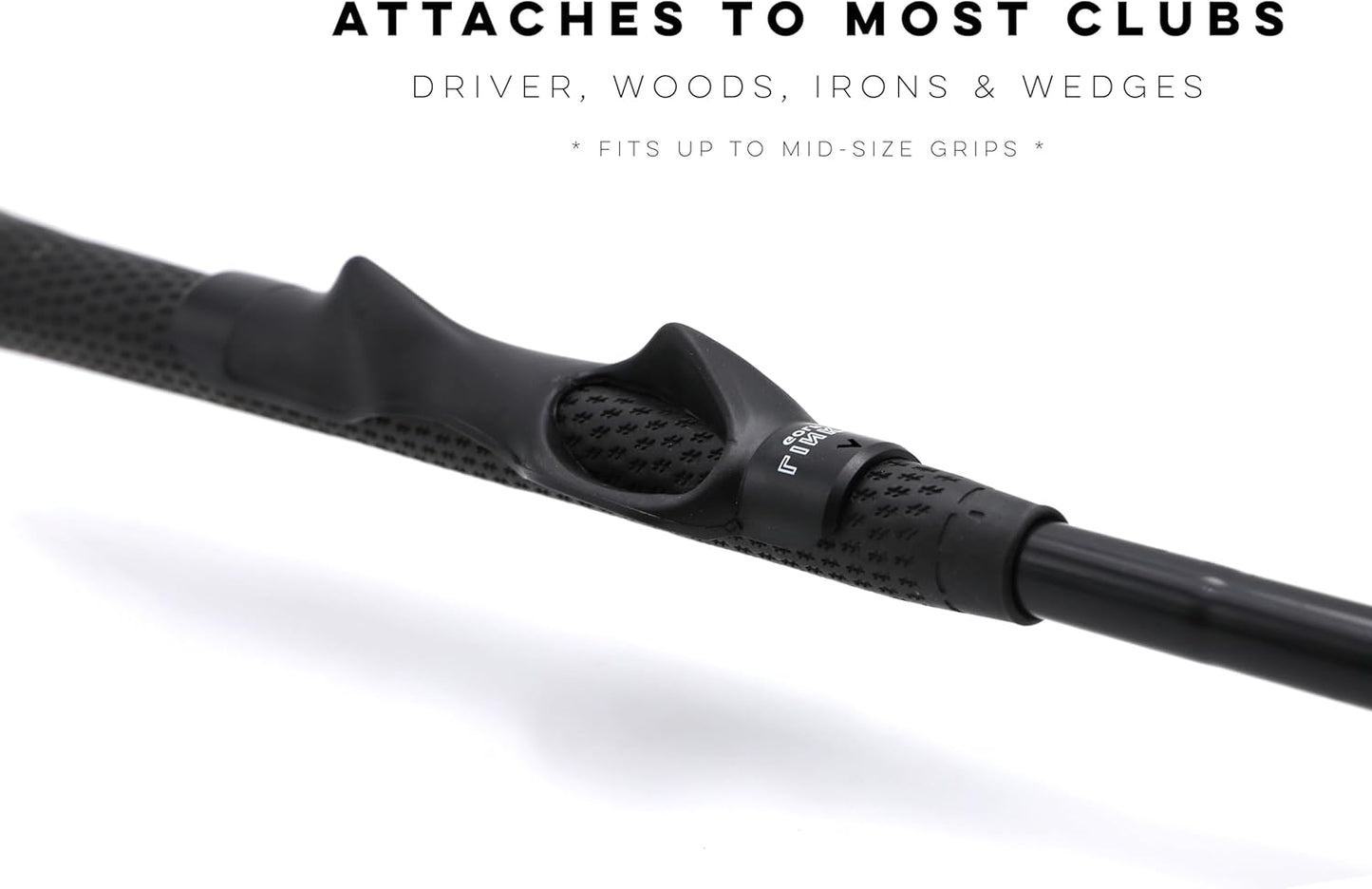 Lefty Grip Trainer Attachment for Improved Hand Positioning on Golf Club