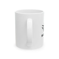 SouthPaw Claw Print - Left-Handed Mug (11oz, White)