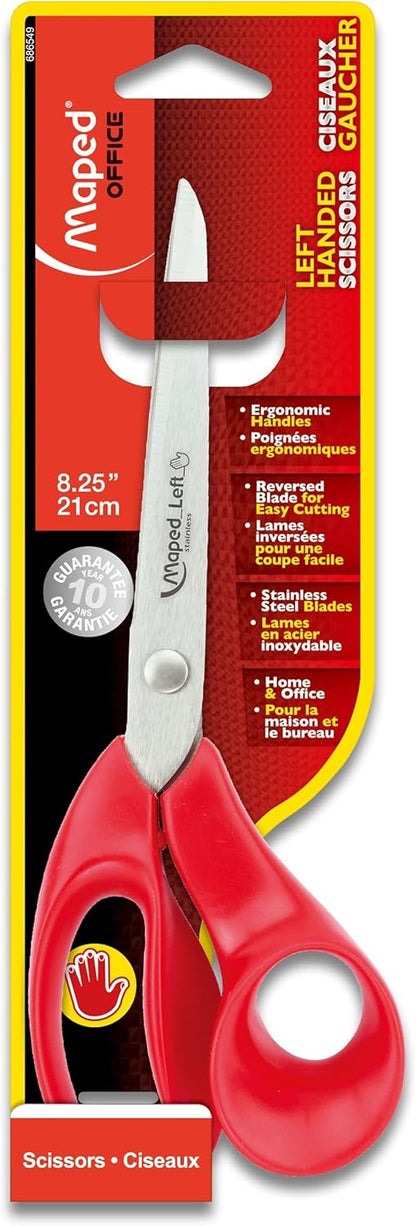 Left-Handed 8.25 Inch Scissors