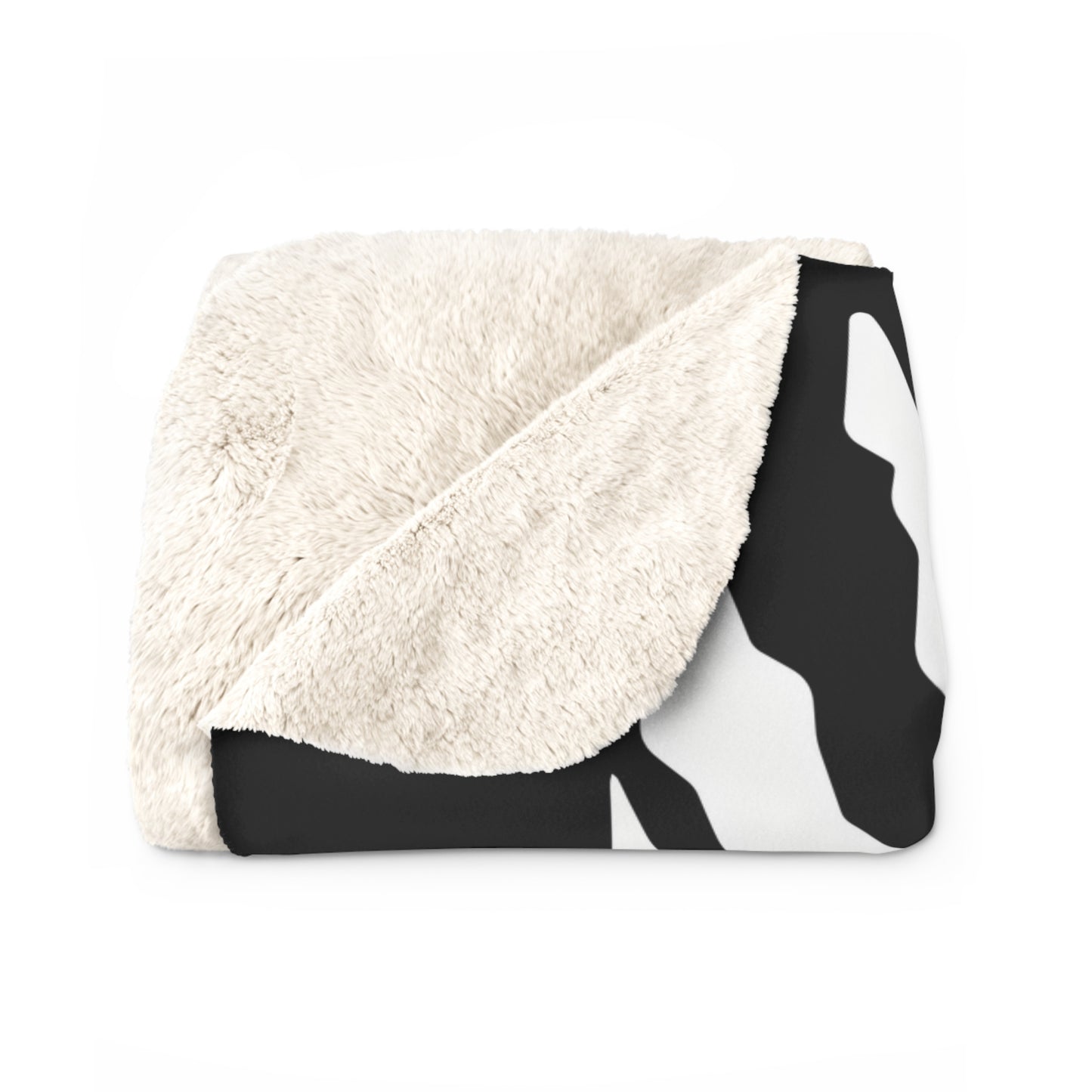 Southpaw Bear Claw Sherpa Fleece Blanket | Paw Print Graphic