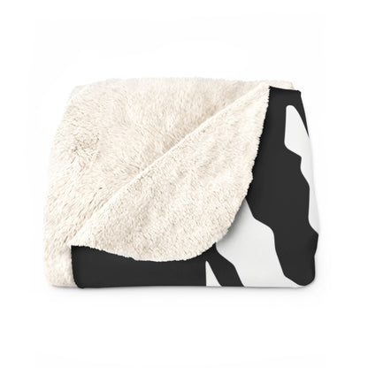 Southpaw Bear Claw Sherpa Fleece Blanket | Paw Print Graphic