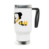 Creative Lefty Artist 14oz Stainless Travel Mug with Handle