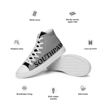 Men’s high top canvas shoes