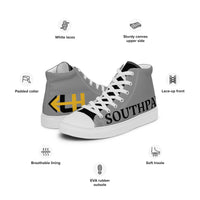 Men’s high top canvas shoes