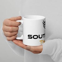 White South Paw Mug