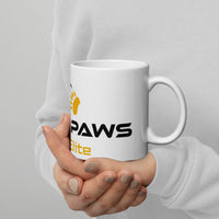 White South Paw Mug