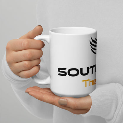 White South Paw Mug