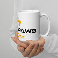 White South Paw Mug