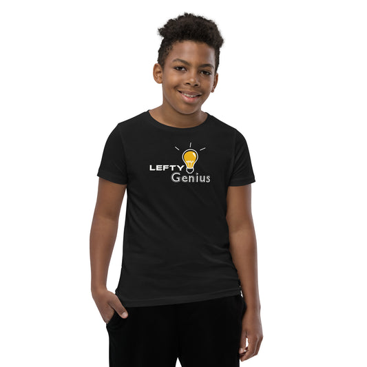 Lefty. Shop Kid's Lefty Genius Shirt